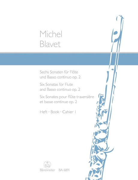 Six Sonatas, Op. 2, Book 1 : Flute and Basso Continuo.