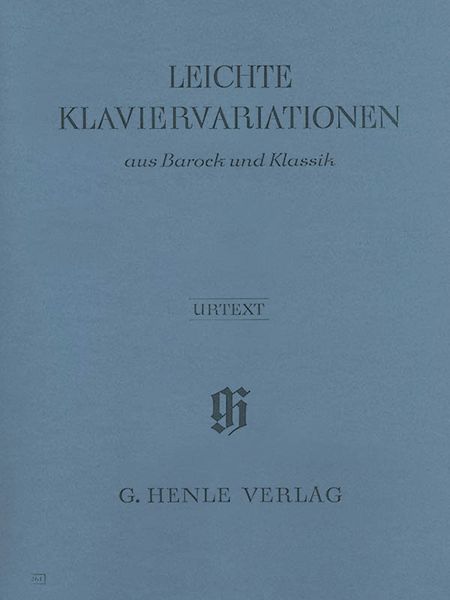 Collected Easy Piano Variations Of The Baroque and Classic Periods.