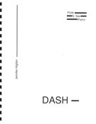 Dash - : For Flute, Soprano Sax and Piano.