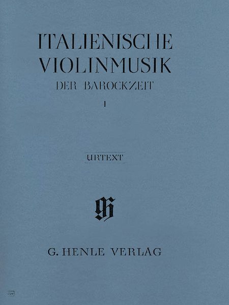 Italian Violin Music Of The Baroque Era, Vol. 1.