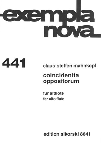 Coincidenta Oppositorum : For Alto Flute (1986).