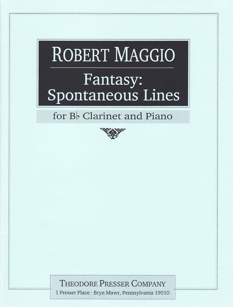 Fantasy : Spontaneous Lines : For Bb Clarinet and Piano.