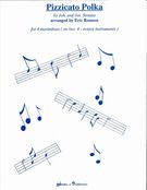Pizzicato Polka : For 4 Marimbists / arranged by Eric Remsen.