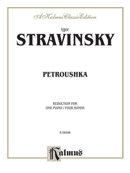 Petrushka : For 1 Piano 4 Hands (Piano Duet).