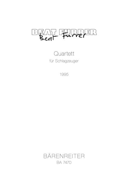 Quartett : Für Schlagzeuger (1995).