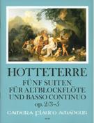 Fünf Suiten, Op. 2 : Für Altblockflöte und Basso Continuo - Band II / edited by Winfried Michel.
