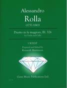 Duetto In Fa Maggiore, Bi. 326 : For Viola and Cello / edited by Kenneth Martinson.