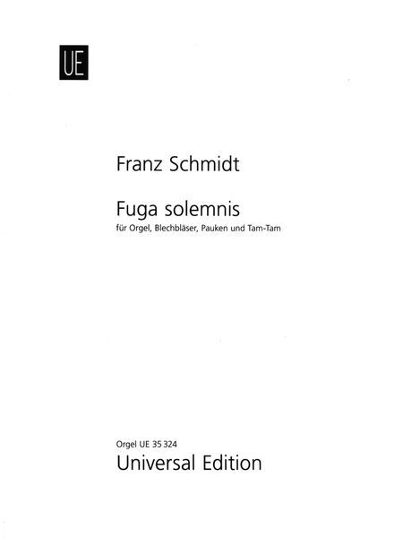 Fuga Solemnis : Für Orgel, Blechbläser, Pauken und Tam-Tam (1937).
