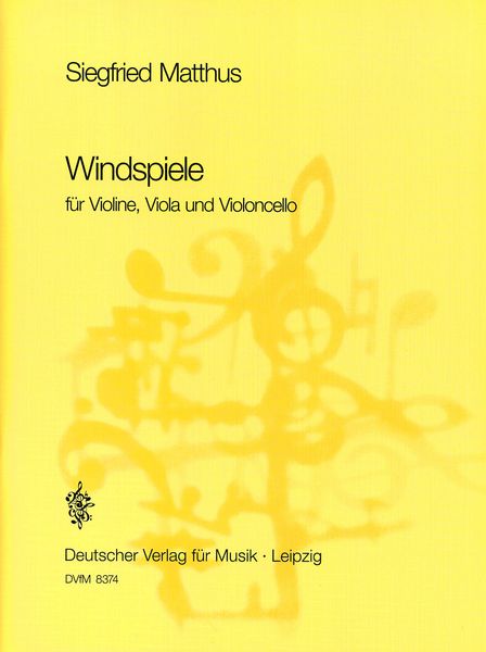 Windspiele : For Violin, Viola and Violoncello.
