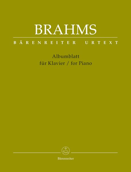 Albumblatt : Für Klavier / edited by Christopher Hogwood.
