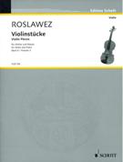 Violinstücke, Band II : Für Violine und Klavier / edited by Marina Lobanova.
