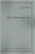 En Tono Menor : Per Orchestra Da Camera (2010).