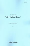 Of The Lost One : For Piano and Orchestra (2010).