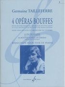 4 Operas Bouffes, Vol. 2 : Pour Voix Solistes Et Orchestre De Cahmbre - Piano reduction.