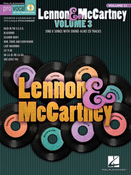 Lennon & McCartney, Vol. 3 : Sing 8 Songs With Sound-Alike CD Tracks.