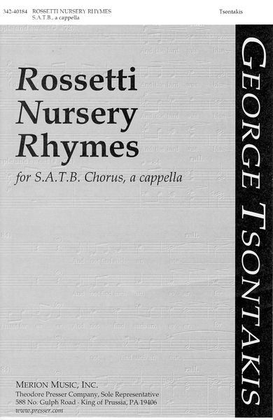 Rossetti Nursery Rhymes : For SATB Choir.