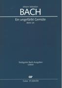 Ungefärbt Gemüte, BWV 24 / edited by Felix Loy.