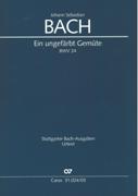 Ein Ungefärbt Gemüte, BWV 24 / edited by Felix Loy.