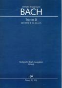 Trio In D, Br-Wfb:B14 (Fk 48) : For Two Flutes and Continuo / edited by Peter Wollny.