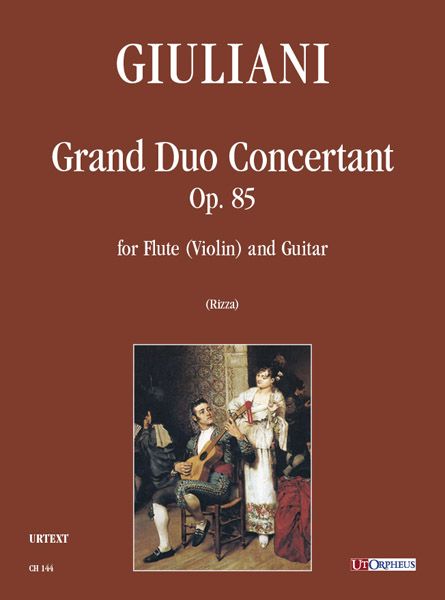 Grand Duo Concertant, Op. 85 : For Flute (Violin) and Guitar / edited by Fabio Rizza.