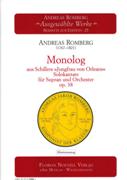 Monolog Aus Schillers Jungfrau von Orleans, Op. 38 : Solokantate Für Sopran und Orchester.