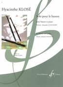 Solo Pour le Basson : Pour Basson Et Piano / edited by Alexandre Ouzounoff.