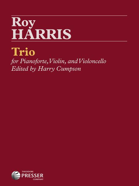 Trio : For Piano, Violin and Violoncello.