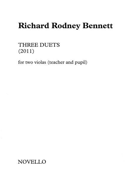 Three Duets : For Two Violas (Teacher and Pupil) (2011).