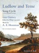 Ludlow and Teme : Song Cycle For Tenor, String Quartet and Piano (String Parts).