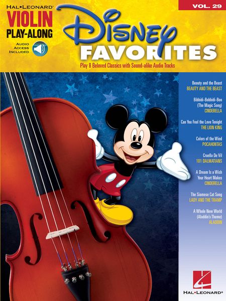 Disney Favorites : Hal Leonard Violin Play-Along.