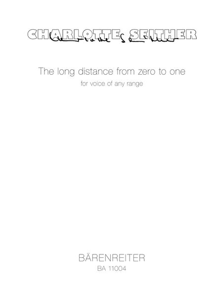 Long Distance From Zero To One : For Voice Of Any Range (2010).