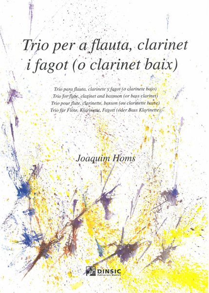 Trio : Per A Flauta, Clarinet I Fagot (O Clarinet Baix) (1986).