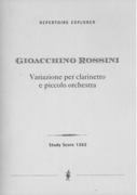 Variazioni : Per Clarinetto E Piccola Orchestra.