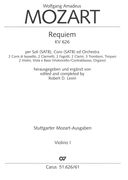 Requiem, K. 626 In D Minor - Extra Violin 1 Part / Ed. by Robert Levin.
