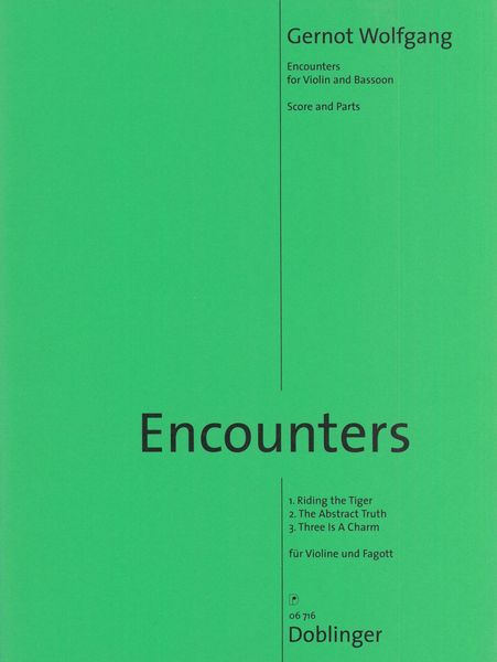 Encounters : For Violin and Bassoon (2009).