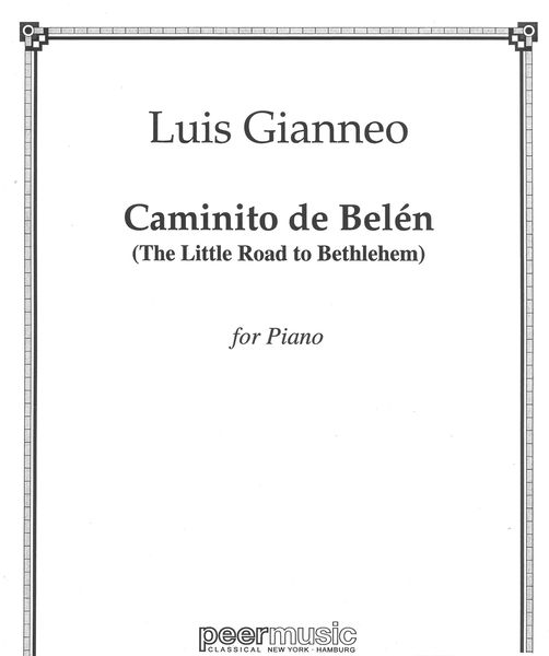 Caminito De Belen : For Piano.
