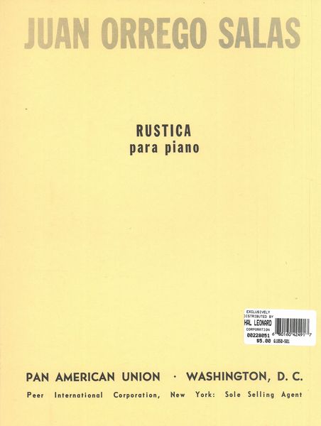 Rustica : For Piano.