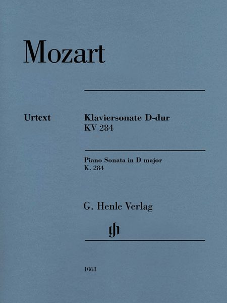 Klaviersonate D-Dur, K. 284 / Ed. by Ernst Herttrich.