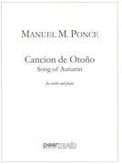 Cancion De Otoño : For Violin and Piano.