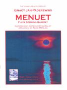Menuet : For Flute and String Quartet (Flute, Violin, Viola, Cello) / arr. by Adam Manijak.