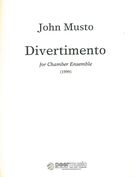 Divertimento : For Flute, Clarinet, Viola, Cello, Piano and Percussion.