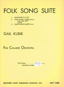 Folk Song Suite : For Chamber Orchestra.