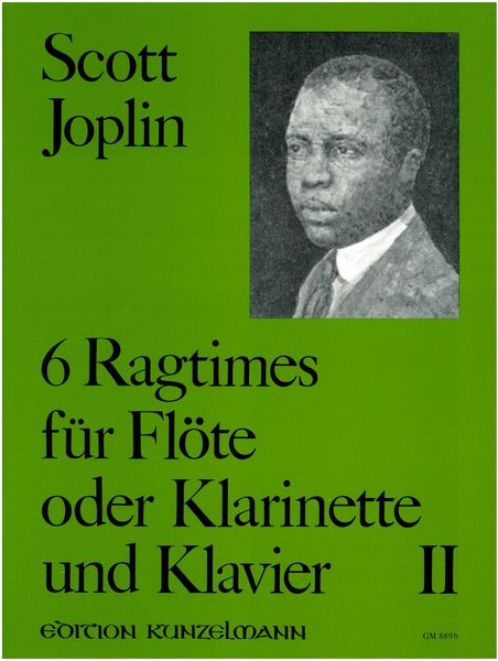6 Ragtimes, Vol. 2 : For Flute (Clarinet Or Bassoon) and Piano.