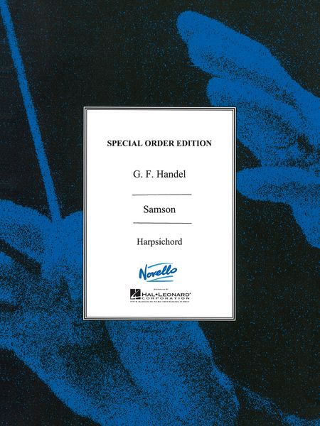 Samson : Oratorio In Three Acts - Harpsichord Part.