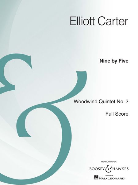 Nine by Five : Woodwind Quintet No. 2 (2009).