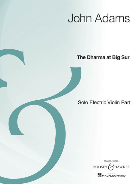 Dharma At Big Sur : For Solo Electric Violin and Orchestra (2003) - Electric Violin Part.