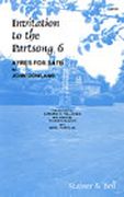Invitation To The Partsong, Book 6.