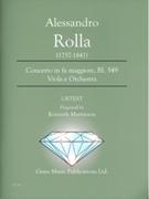 Concerto In Fa Maggiore, Bi. 549 : For Viola E Orchestra / edited by Kenneth Martinson.