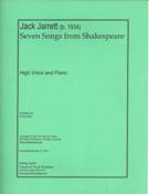 Seven Songs From Shakespeare : For High Voice and Piano.