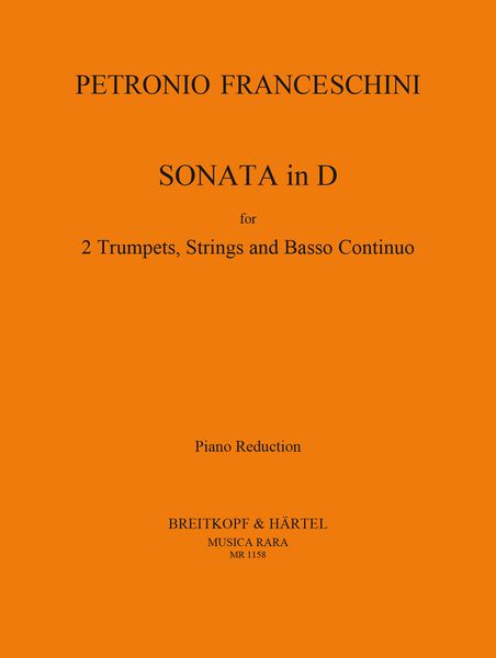 Sonata In D : For 2 Trumpets and Piano.